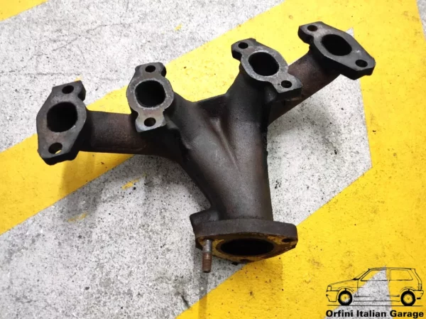 46400318 Fiat Lancia Fire Engine 1.1 1.2 Exhaust Manifold Colletore Scarico View Rear