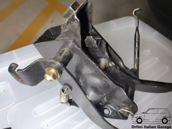 46406748 7632249 7660214 Throttle Clutch Brake Pedal Fiat Cinquecento Sporting View Front