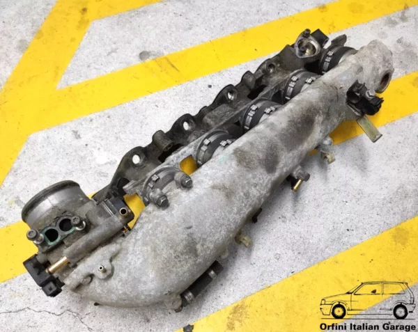 46453472 46453218 - Intake Manifold Throttle Body Fiat Coupe Marea 2.0 20V Turbo View Lower