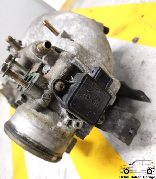 46453472 46453218 - Intake Manifold Throttle Body Fiat Coupe Marea 2.0 20V Turbo View Rear Close Up