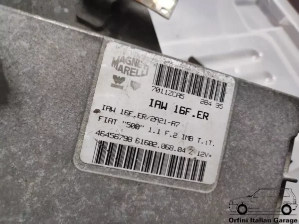 46456798 46545140 46432130 IAW 16F.ER Engine ECU Fiat Cinquecento Sporting View Front