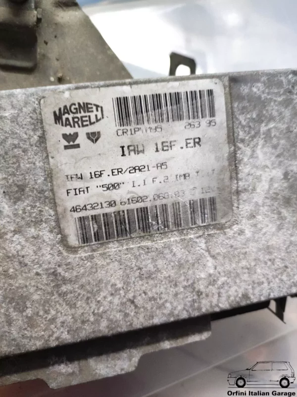 46456798 46545140 46432130 IAW 16F.ER Engine ECU Fiat Cinquecento Sporting View Front