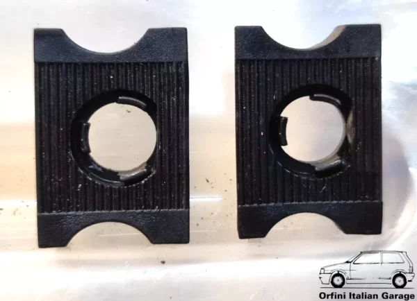 46470873 Plastic Clip Plate Soft Top Canvas Fiat Cinquecento Seicento Soleil View Front