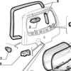 46512191 Back Door Tailgate Portellone Rubber Fiat Seicento View Rear