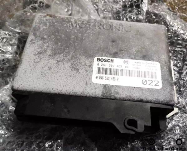 46523496 0261204483 46476758 Fiat Coupe 20V ECU Bosch View Front
