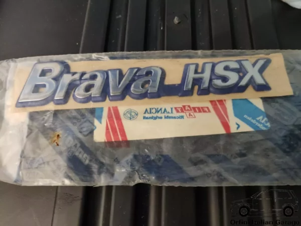 46532508 Fiat Brava HSX Rear Badge View Front
