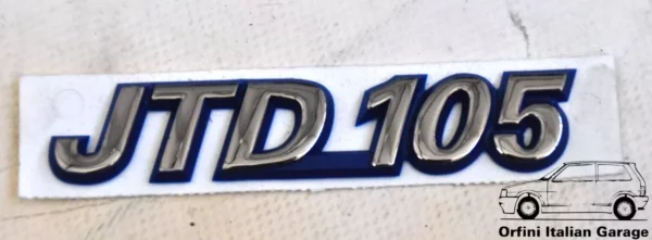 46551754 Fiat Bravo Brava Marea JTD 105 Side Badge Scritta Stemma View Front
