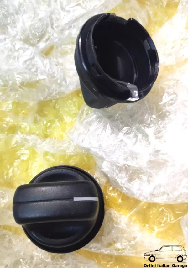 46722592 Heater Console Panel Knob Fiat Seicento View Front
