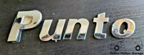 46757610 Rear Back Badge Scritta - Fiat Punto MK2 View Front
