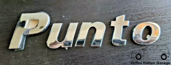 46757610 Rear Back Badge Scritta - Fiat Punto MK2 View Front