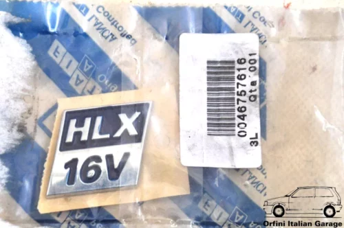 46757616 46744745 Fiat Punto MK2 188 HLX 16V Side Badge Scritta Stemma View Front