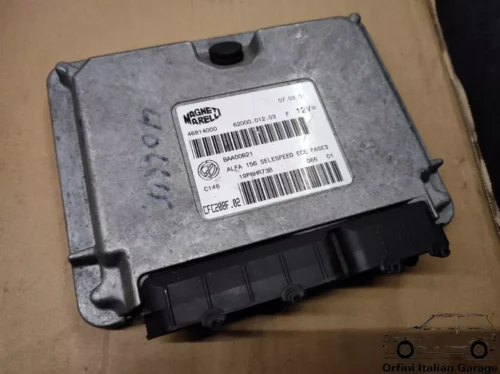 46814000 46767505 Selespeed Automatic Gearbox ECU Alfa Romeo 156 View Rear