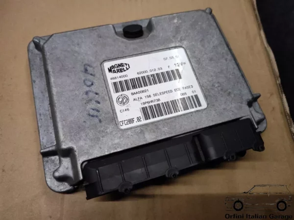 46814000 46767505 Selespeed Automatic Gearbox ECU Alfa Romeo 156 View Rear