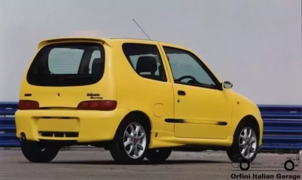 50900000 Side Skirts Minigonne Fiat Seicento Sporting - Kit Abarth Zender View Front