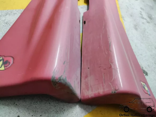 50900000 Fiat Seicento Sporting Abarth Zender Kit Side Skirts Minigonne View Rear