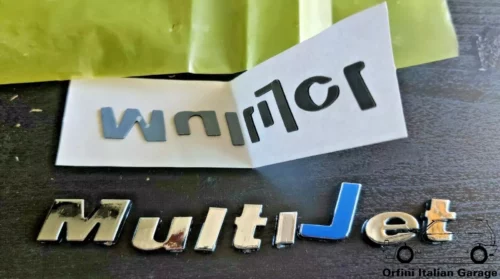 51733986 46843779 Rear Back Badge Scritta - Fiat Panda Idea Multipla Punto View Front