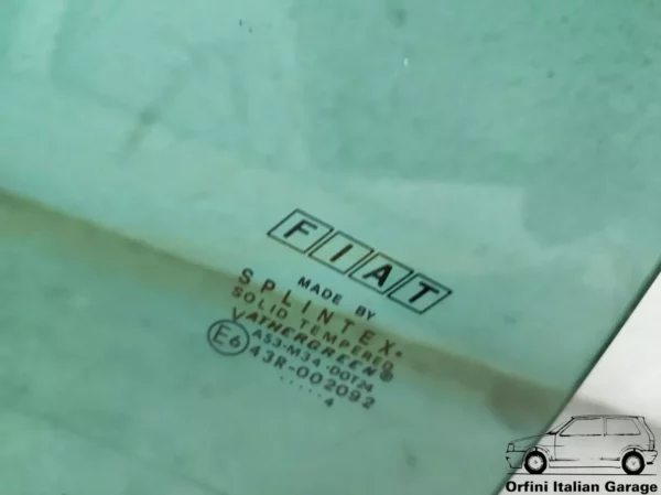 51754302 Side Rear Right Window - Fiat Idea View Rear