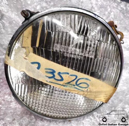 05240700 Carello JOD Headlight Light PAIR Alfa Romeo Fiat Lancia View Front Close Up