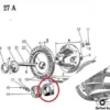 055392 Bearing Cuscinetto Differenziale Differential Fiat 500C Topolino View Right