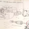 055669 Bearing Cuscinetto Dinamo Dynamo Fiat 1500 A/B/C Musone View Front