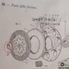 055844 Bearing Cuscinetto Perno Frizione Clutch Spigot Fiat 1500 A/B/C Musone View Front