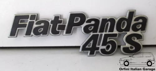 5756716 Fiat Panda 45S Scritta Stemma Badge View Front