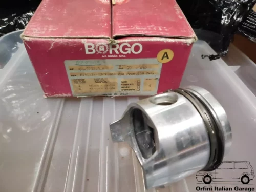 5880571 5880572 5880573 Piston Set 73mm STD Engine Fiat 124 238 1197 View Rear