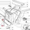 5887911 Rear Door Rubber Fiat Panda 141 Van View Rear