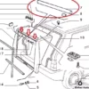 5887997 Trim Rubber Fiat Panda 141 Van View Rear