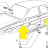 5888190 Lancia Delta HF 4WD Integrale Side Decals Grey Grigio Adhesive Stripes View Left
