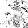 5891861 5892439 5882633 Engine Gasket Kit Fiat Uno 1.4 Turbo Diesel View Left