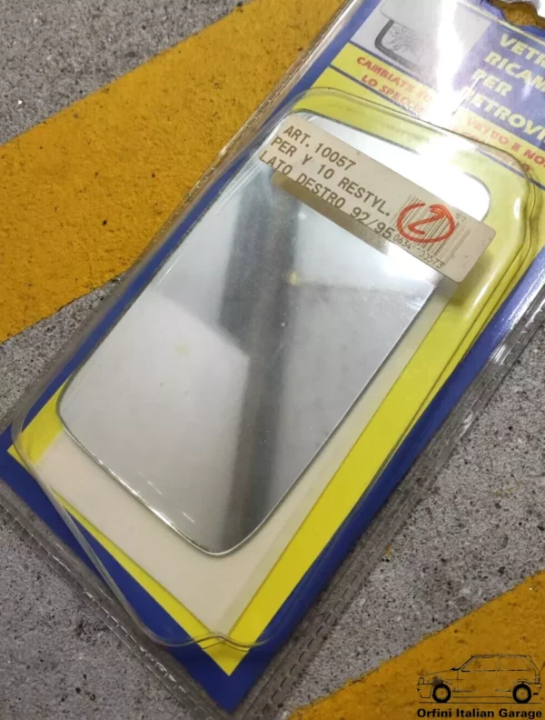 5893397 Right Rearview Mirror Lens Glass Lancia Y10 MK3 1992-1995 View Front