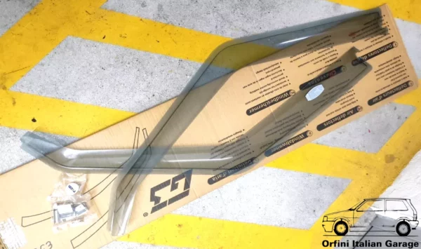 5898186 - Wind Deflector Window Deflettori Fiat Uno MK1 MK2 5 Doors View Front