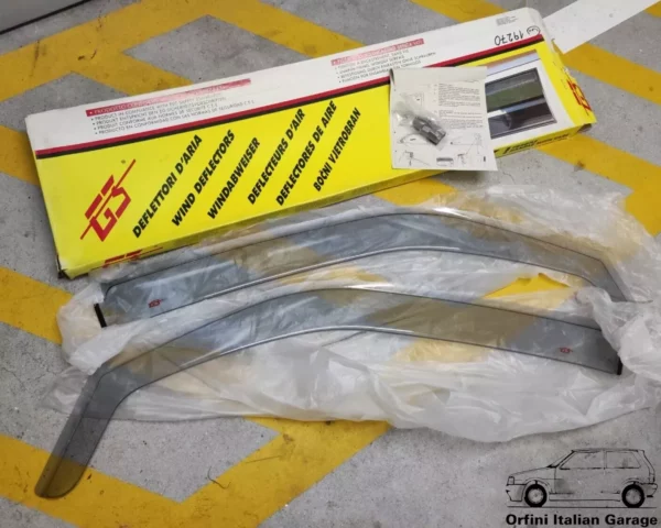 5907454 - Wind Deflector Window Deflettori Fiat Tipo MK1 3 Doors View Rear