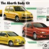 5908547 Rear Spoiler Zender Kit Abarth Fiat Cinquecento Sporting View Front