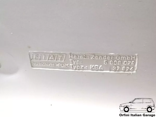 5909028 Front Bumper Spoiler Fiat Punto GT Sporting Kit Abarth Zender Paraurti View Right
