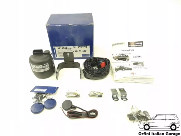 5911210 5909093 Alarm Set Kit Fiat Panda Cinquecento Seicento View Front