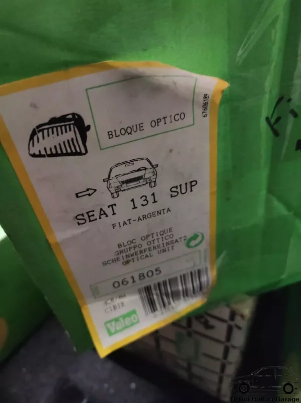 5925182 5964913 Front Right Headlight Fiat Argenta Seat 131 Supermirafiori View Front