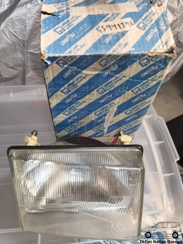 5941396 7643491 Front Right Elma Headlight - Fiat Uno MK1 View Front