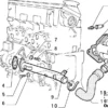 5942237 Stainless Steel Water Pipe Fiat 127 / Fiorino 1.3 Diesel View Front