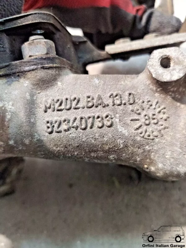5944024 7540659 7552356 Fiat Lampredi Intake Manifold Ritmo Regata X1/9 1500 View Front