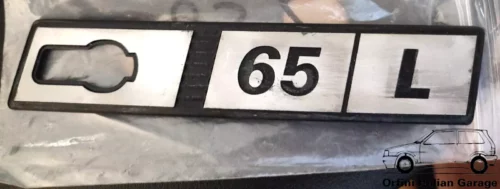 5952345 4423747 Side Right Badge Scritta Stemma Fiat Ritmo 65 L View Rear