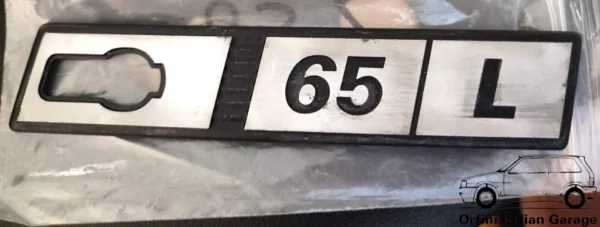 5952345 4423747 Side Right Badge Scritta Stemma Fiat Ritmo 65 L View Rear
