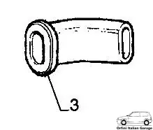 5952953 - Fuel Hose Pipe Fiat Uno View Rear