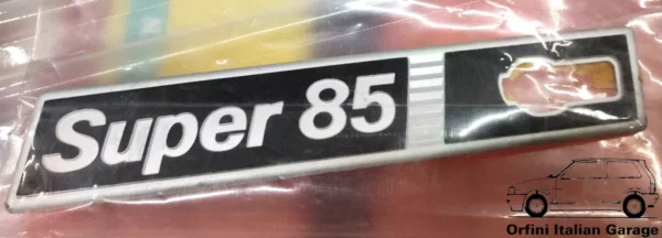 5954599 4464948 Fiat Ritmo Super 85 Left Scritta Stemma Badge View Rear
