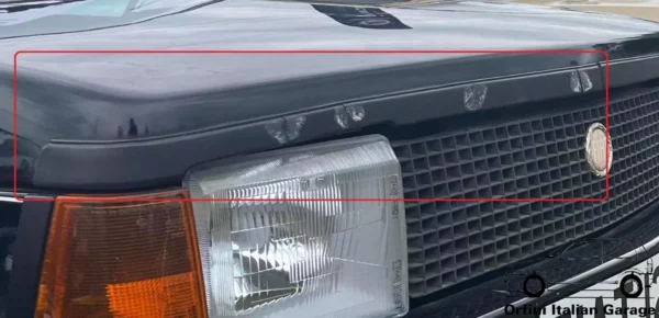 5955849 - Right Trim Moulding Bonnet Hood Fiat 127 MK3 Sport GT Super View Front