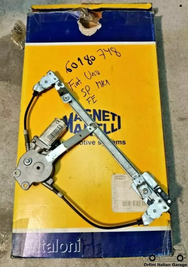 5956511 7539071 - Electric Left Window Regulator Motor - Fiat Uno MK1 5 Doors View Front