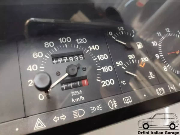 5956951 Fiat Regata 70 Instrument Panel Strumentazione View Rear