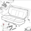 5962559 82432149 Moulding Trim Clip Fiat Panda Tipo Tempra Cinquecento Lancia Delta 126 View Right
