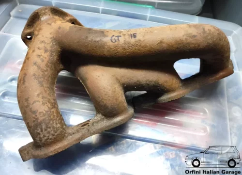 5965437 Fiat Croma Lancia Delta Dedra Thema Engine Exhaust Manifold View Rear